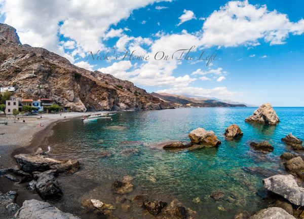 Spectacular water views at our sunny, cozy, clean house, literally in front of t Heraklion, Greece Bright, Airy House On The Beach of Maridaki! Entire rental unit vacation rental 23392847