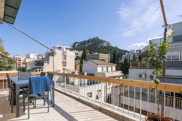 The apartment is a real gem! A huge Top-floor, spacious, bright and very comfort Filothei, Greece Top-floor penthouse with terrace and amazing view Entire rental unit vacation rental 42035685