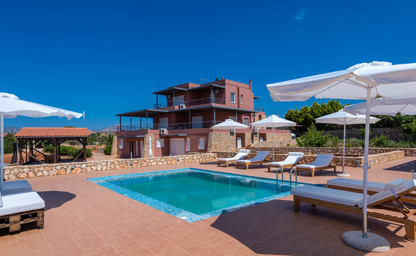 Orizon villa is located in a hill with fantastic panoramic view to the ocean and Chania, Greece Villa Horizon KAMPANI Entire villa vacation rental 14589515