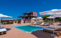 Orizon villa is located in a hill with fantastic panoramic view to the ocean and Chania, Greece Villa Horizon KAMPANI Entire villa vacation rental 14589515