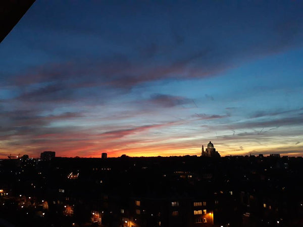 L'appartemment se situe dans un quartier calme. Il est à deux pas de la station  Brussels, Belgium Sunset City View Entire rental unit vacation rental 31978376
