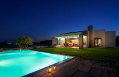 Villa Cristelia is located on the south side of Rhodes island at the village of  Rhodes, Greece CRISTELIA, SEAFRONT & POOL VILLA Cycladic home vacation rental 3846597
