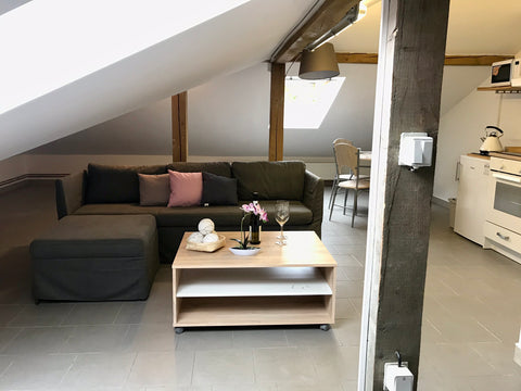 Apartmán U babičky se nachází v zahradě u rodinného domu v blízkosti Klánovickéh Prague, Czechia Apartmán U babičky Entire home vacation rental 44177554