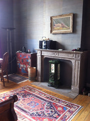 A large  room in a "maison de maître", with high ceilings, wall decorations, nic Brussels, Belgium Chambre Avenue Legrand Private room in townhouse vacation rental 9407574