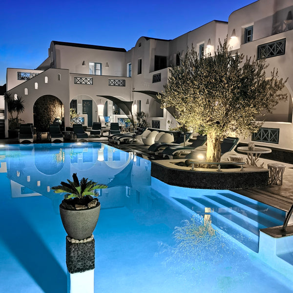 Situated in Perissa the famous Black Beach of Santorini , the  Cycladic Anastasi Athens, Greece Anastasia Princess Luxury Residence & Spa Room in boutique hotel vacation rental 15793689