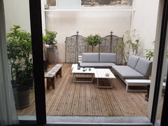 Logement entier dans résidence très calme, très bien situé à 20min du centre à p Bordeaux, France Superbe Duplex avec cour privé Entire rental unit vacation rental 51054898