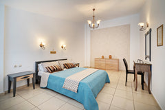 Divided in 2 levels, this apartment consists of a separate bedroom,a seating are  Rethymno Apartment for 4 @ Yacinthos Apts Private room in serviced apartment vacation rental 12048650