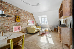 Cosy and characterful 1-bedroom apartment in peaceful Vibekevang. <br /><br />We Copenhagen, Denmark Cosy 1-bed apartment, close to city, parks + metro Entire condo vacation rental 657170410296147543