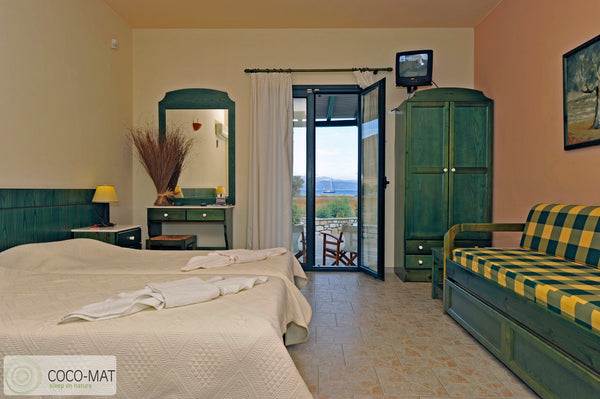Comfortable, bright and spacious studio (30 sqm) featuring a large terrace, wher Paros, Greece Anemones Studios Apt#3, Sea View Entire serviced apartment vacation rental 9508488