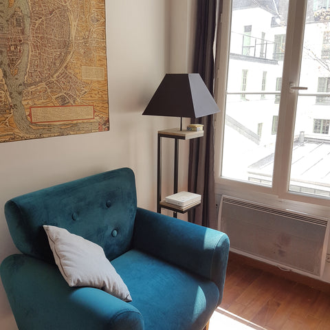 Welcome to my small one bedroom apartment with typical apparent beams in Saint-M Paris, France Little two-room appt next to Notre Dame cathedral Entire rental unit vacation rental 24349032