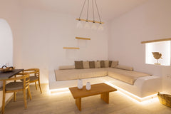 Beachside 2 room family apartment, located 7m from the sandy beach of Kastraki,  Naxos, Greece Akti kastraki Beach Room in aparthotel vacation rental 26650965