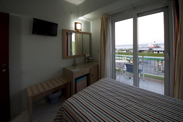 This single room features a balcony, air conditioning and electric kettle. Some   Life Hotel Single Room Sea View 