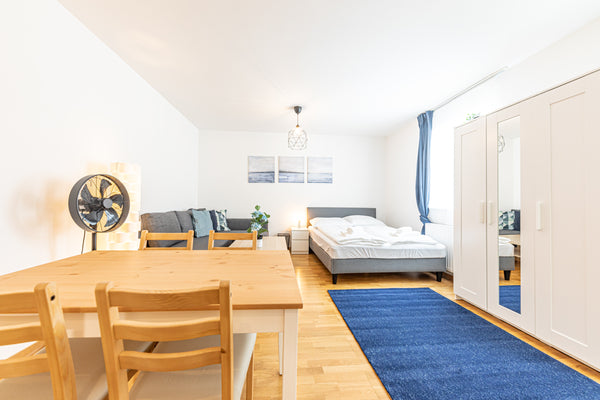 This cozy and modern furnished studio-apartment is centrally located in the tren Vienna, Austria MODERN STUDIO APARTMENT in perfect location! (19) Entire rental unit vacation rental 686767736797858060