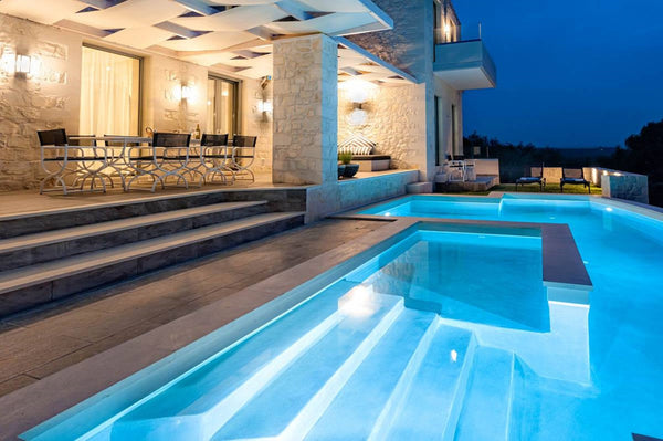 On the hillside of the North coast of Chania with the famous Sandy beaches, our  Chania, Greece Mythic Grove Villa - Amazing View - Heated Pool! Entire villa vacation rental 53557520
