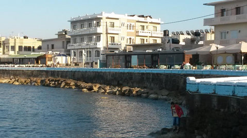 An apartment with separate bedroom , part of "Mandy suites" hotel unit, located  Kissamos, Greece 1 bedroom apartment - Mandy suites at the seafront Room in bed and breakfast vacation rental 27748884