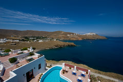 Minimal cycladic decor, spacious private terrace with sea view<br /><br /><b>Lic Astypalea, Greece Blue Studio - Arhitektoniki Room in boutique hotel vacation rental 26257417