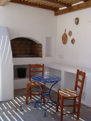 It consists of an open plan area, with a bedroom, and a comfortable living area  Greece Sorokos Guesthouse, 1 bedroom & car rental Cycladic home vacation rental 9162316