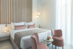 The Morganite suite exhales a romantic mood and is an ideal choice for couples.  Chania, Greece Morganite Suite - Mirabile Luxury Suites Room in boutique hotel vacation rental 44724499