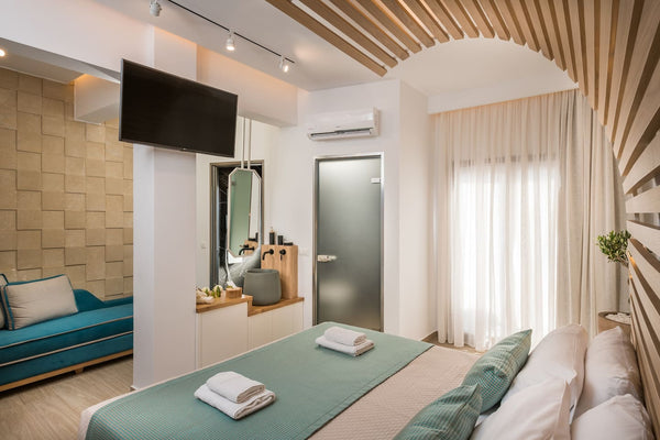 The luxurious Agave Suites are located on the 1st floor of a renovated building,  Agave Suites | Superior suite with balcony Entire guest suite vacation rental 25441711