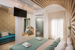 The luxurious Agave Suites are located on the 1st floor of a renovated building,  Agave Suites | Superior suite with balcony Entire guest suite vacation rental 25441711