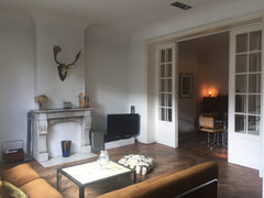 Ideally located between the trendy place Flagey, the fashion area of Avenue Loui Brussels, Belgium Arty flat in Ixelles Private room in rental unit vacation rental 10650665