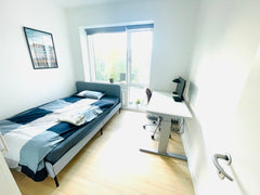 The bright room is for a person who wants a nice room with a work place located  Copenhagen, Denmark Bright room in modern apartment (8mins from Metro) Private room in rental unit vacation rental 568099137991207957