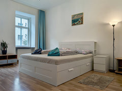 This apartment is located on "Vorgartenstrasse", only 3 STOPS away from the cent  Prater Apartment! 3 stops to the center Entire serviced apartment vacation rental 52336111