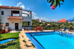Villa Ifigenia, in Almirida, whose construction was completed in 2005, can comfo Chania, Greece Two floor villa in Almyrida with stunning views Entire home vacation rental 17437557