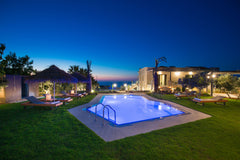 This luxurious villa with the unique views over the Cretan Sea is ideally locate Rethimnon, Greece Seaview villa private heated pool 800m from beach Entire villa vacation rental 21137107