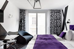 Start the day in style under the extra-large rain head shower. Bold black and wh  Lugeck City Apartment near St Stephen's Cathedral Entire serviced apartment vacation rental 29024976