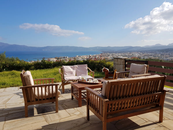 Villa Halouri is an autonomous 2-storey house located in an amphitheater positio  Villa Halepouri, committed to cleaning protocol Entire villa vacation rental 49643918