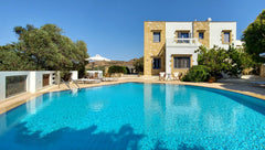 The apartment is at the swimming pool level with big verandas with open sea view Greece apartment with 3 bedrooms,swimming pool, sea view Entire rental unit vacation rental 34507675