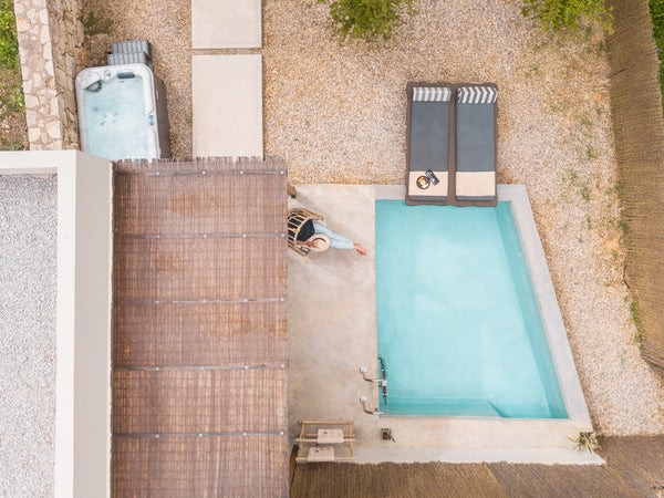 Experience the feeling of a luxurious bliss while enjoying your sun kissed terra Greece Honeymoon with private pool hot tub mountain view Room in boutique hotel vacation rental 606141553227777373