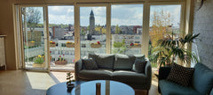 Notre penthouse de 200m² avec deux terrasses dont une terrasse de 120m2 avec une  Penthouse 200m2 vue sur Bxl et bois de la Cambre Entire rental unit vacation rental 49743217