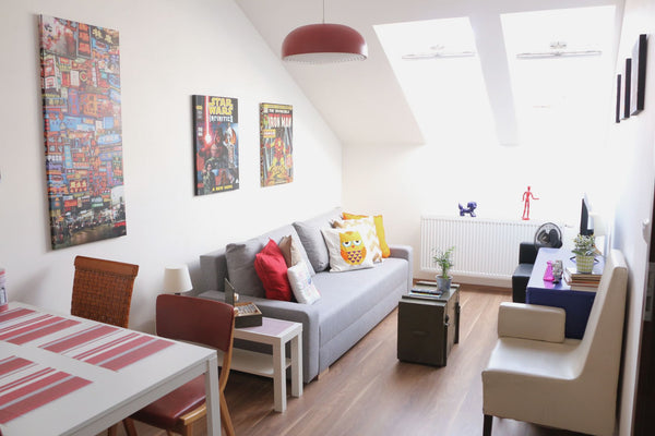 Spacious totally new, after complete reconstruction, modern two-bedroom apartmen Prague, Czechia Central modern, 3 rooms+ kitchen with dining space Entire rental unit vacation rental 27851106