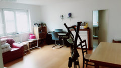 Is is just a living Room of a 100m2 apartment with a big sofa-bed just for short Vienna, Austria living room sofa bed in the center of vienna(R B) Private room in rental unit vacation rental 23849983