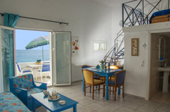 Blue wave is a luxurious villa next to the sea. It is built at the waves edge,   Koutsouras, Greece Blue Wave Entire rental unit vacation rental 13721668