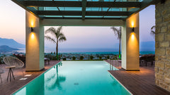 A Luxury Modern Villa in Kissamos, Your View to Crete Island. Step through the l Chania, Greece Luxury villa | Heated pool, seaview, next to  town Entire villa vacation rental 13404045
