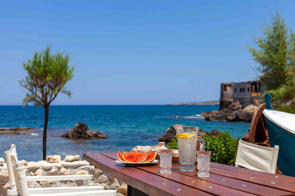 Wake up to the soft sound of the ocean at your front door and experience the tru Chania, Greece Skiff- Transformed studio on the water's edge Entire guest suite vacation rental 35560495