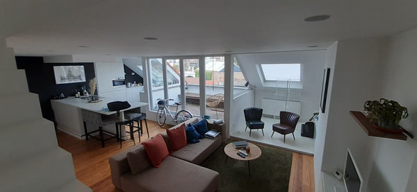 Top floor bright duplex, with terrace,  no vis-à-vis.<br /><br />Spacious, styli Ixelles, Belgium Bright top floor 1 bedroom flat with terrace Entire condo vacation rental 582419466660663606