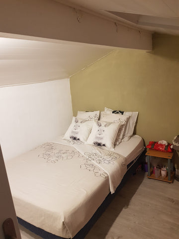 Le logement est très calme , chambre climatisée  en mezzanine  et grande terrass Artigues-près-Bordeaux, France Nuit au calme à deux pas de Bordeaux Private room in home vacation rental 21041263