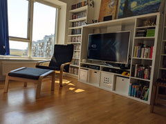 Cozy south-facing bedroom in 2-bedroom apartment with modern, eclectic ethos. <b Budapest, Hungary Bright cozy room in modern apartment in Copenhagen Private room in rental unit vacation rental 40829666