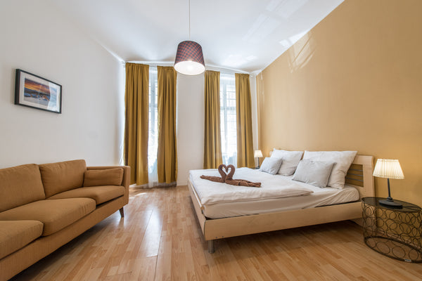 Welcome to my ground two-bedroom apartment! Located on a great spot in backstree Prague, Czechia Youthful Two-bedroom APT, Perfect Central Location Entire rental unit vacation rental 50531437