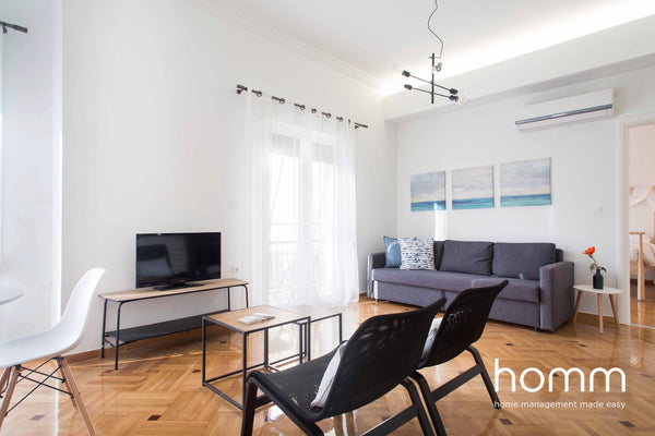 65m² homm Hype Koukaki Flat - A<br /><br />- bedroom with double-bed<br />- livi Athens, Greece 65m² homm Hype Koukaki Flat - A Entire rental unit vacation rental 41522255