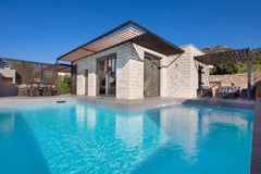 The imposing Villa Kronos is designed in minimalistic style, in order to let you Chania, Greece Kronos Titans Luxury Villa with pool Entire villa vacation rental 21212437