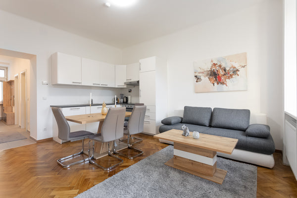 Ihr seht Euch eine charmante neu renovierte Altbauwohnung mit Parkett und Fliese Burgenland, Austria Neue Altbauwohnung,  Bei Matzleinsdorf, Naschmarkt Entire rental unit vacation rental 29168923