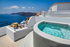 With the success of Kaleidoscope Cave Houses, Kaleidoscope Oia Suites soon follo Oia, Greece Blue Dome Suite with private rooftop and jacuzzi Private room in cycladic house vacation rental 44028122