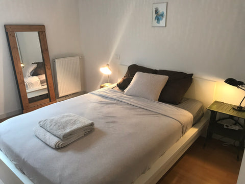 Chambre avec douche privée dans une résidence récente sécurisée, au calme à 7 mi Bordeaux, France room with private bathroom / 7minbyfoot to center Private room in rental unit vacation rental 37149056