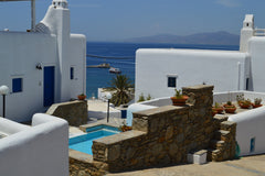 Villa Perla is a 2 bedroom townhouse part of a charming compound, conveniently l  Beautiful Townhouse in Mykonos Town Cycladic home vacation rental 25501246