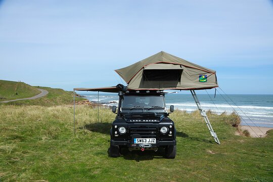 Hire Land Rover Defender Camper To Tour Northumberland and Beyond  Private Tours and Travel Guide Europe London CITY Newcastle upon Tyne Destination Tour